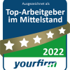 Ausgezeichnet als Top-Arbeitgeber im Mittelstand - 2022 yourfirm